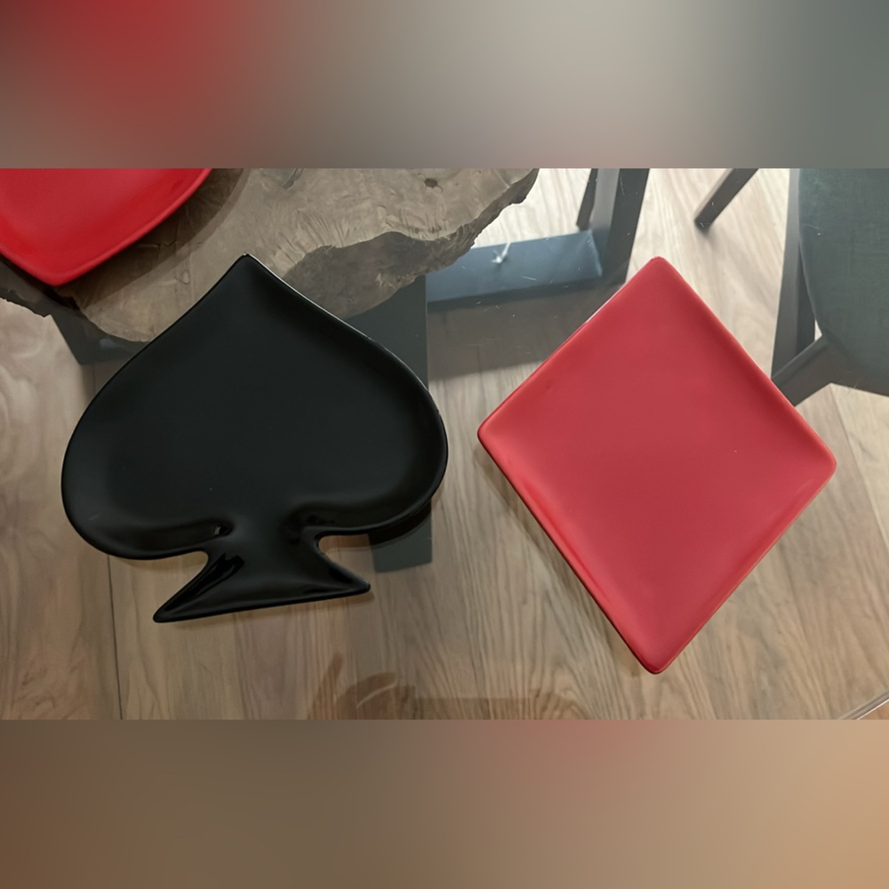 Deal Me In Plate Set - Picture 3 of 8